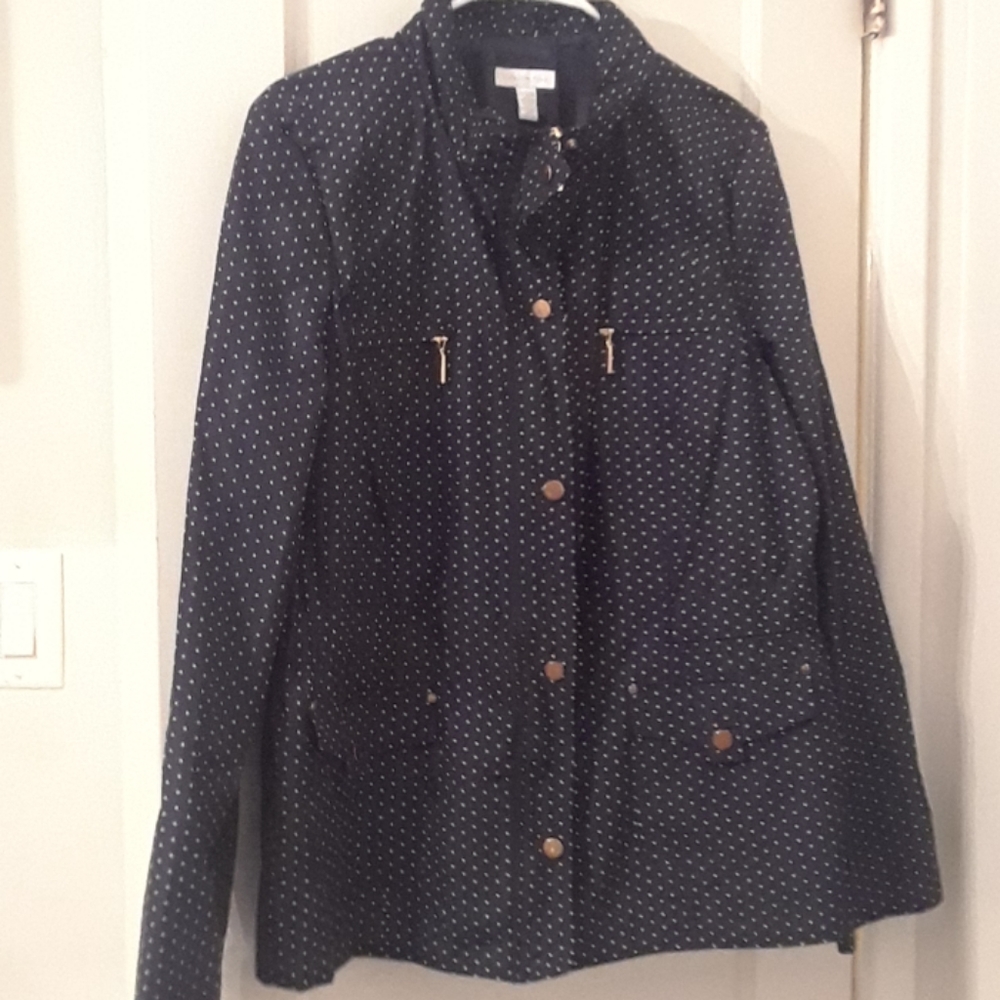 Charter Club Polka dot anorak